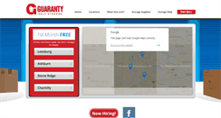 Desktop Screenshot of guarantyselfstorage.com